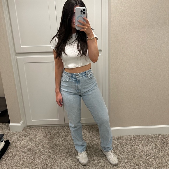 Abercrombie & Fitch 90s Straight Ultra High Rise Jeans size 4R - Picture 5 of 5